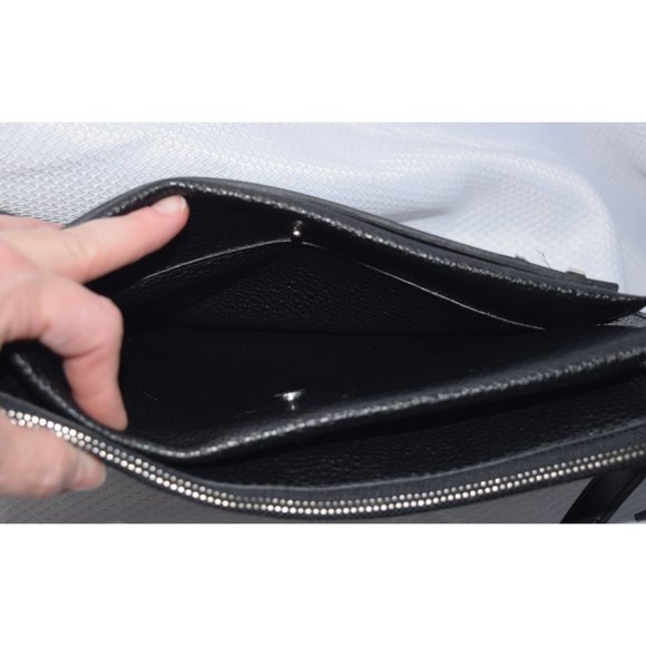 Nine West Black Pebbled Leather Crossbody Bag - Picture 4 of 6